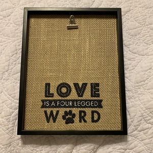 Farmhouse decor pet picture frame